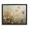 Stupell Industries Spring Meadow Birds Floater Framed Canvas Wall Art Design by Arlington Prints